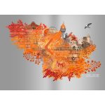 WisdomFlask tritán kulacs 560ml - tűz  