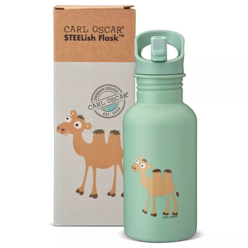 STEELish flask, gyerek kulacs 500ml - Björn a teve