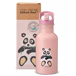 STEELish flask, gyerek kulacs 500ml - Viktória a panda