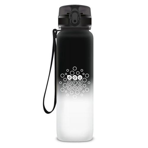 Ars Una tritán motivációs kulacs matt - 1000ml - Fekete-Fehér