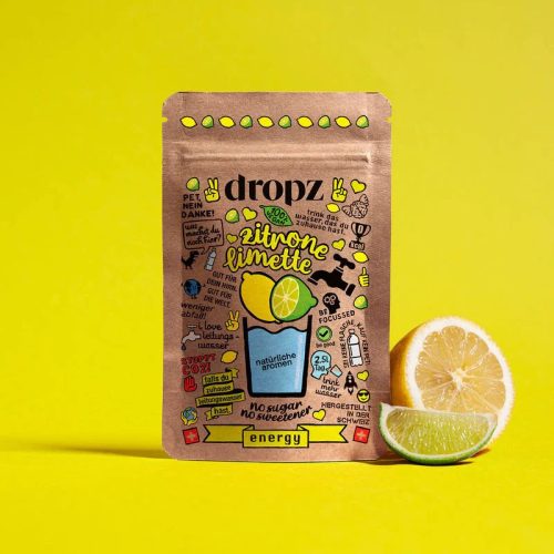 Dropz Energy citrom - lime koffeinnel 