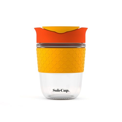  Sole Cup utazó pohár 340ml Sárga