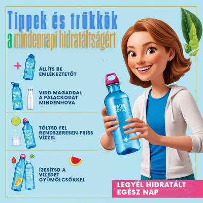 Hogyan igyál több vizet és maradj hidratált a kulacsoddal – tippek és trükkök a mindennapi hidratálá